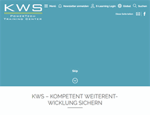 Tablet Screenshot of kraftwerksschule.de